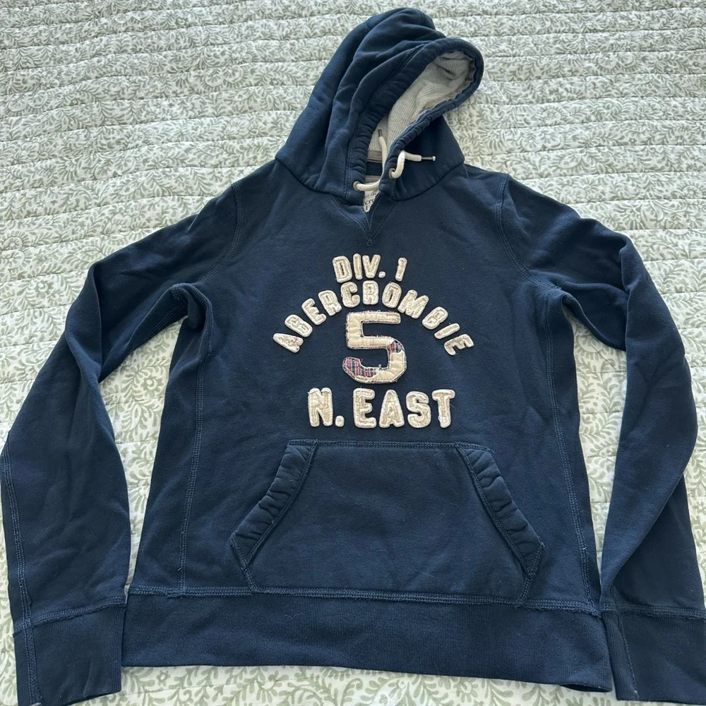 Abercrombie Navy Hoodie - Picture 1 of 6